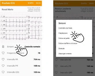 5. Click on Symptoms and select the patient’s symptom