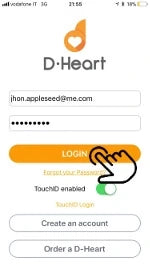 1. Sign in the D-Heart App