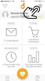 2. Tap on the settings button