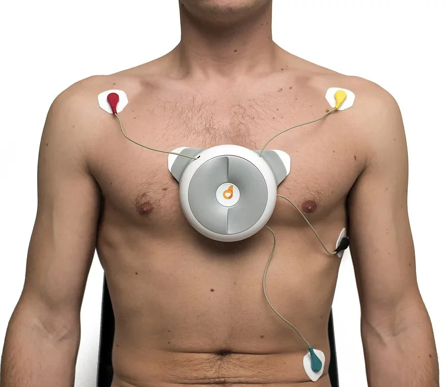 Posizionamento degli elettrodi D-Heart sul torace