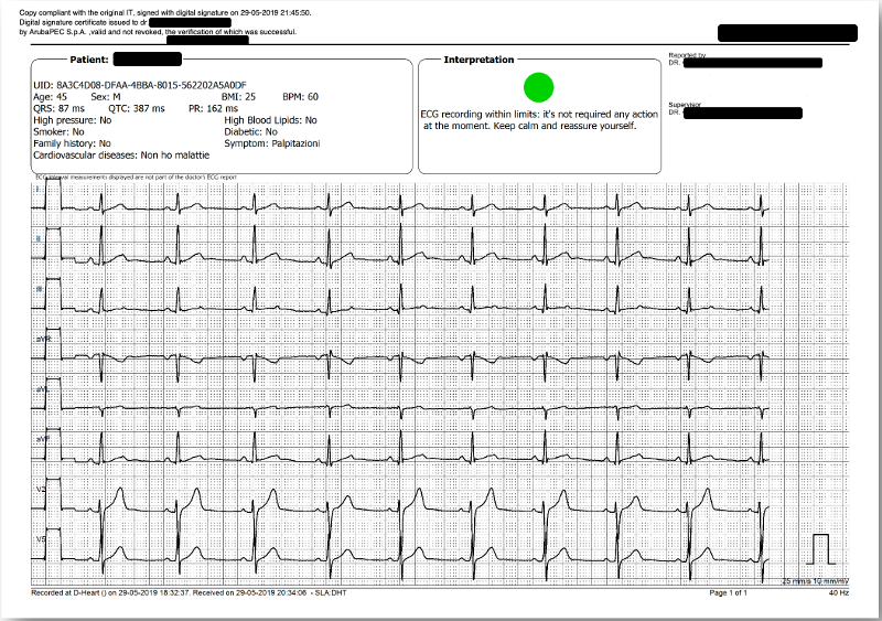 STANDARD REPORT (8 LEADS FOR PATIENTS)